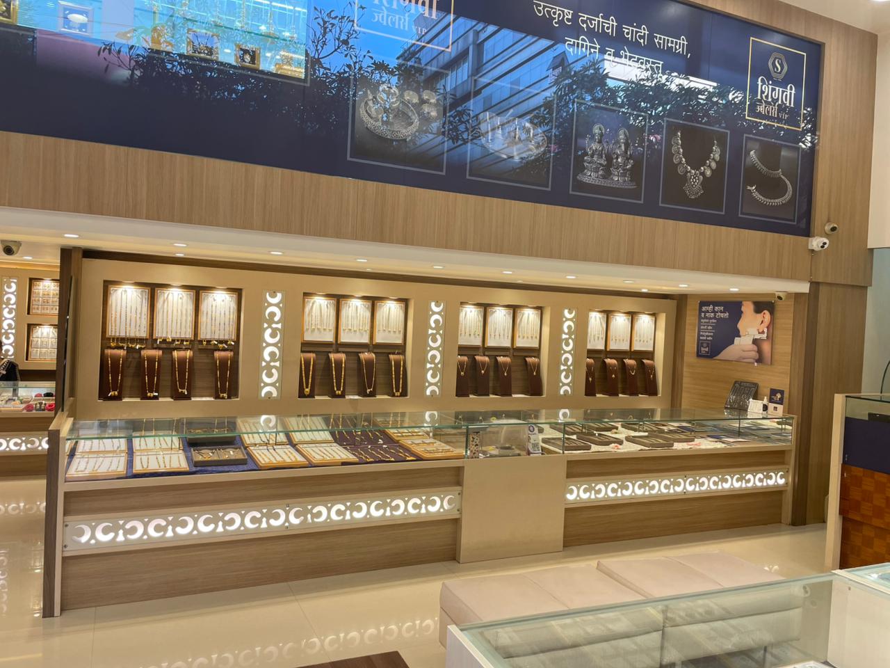 Gold showroom interior